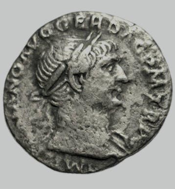 Romeinse Rijk. Trajan (98-117 n.Chr.). Denarius Rome (Zonder, Postzegels en Munten
