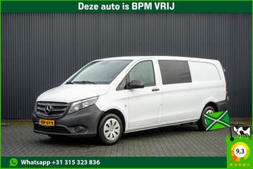 Mercedes-Benz Vito 111 CDI XL L3H1 | 5-Persoons | DC |, Stof, Gebruikt, Wit, Mercedes-Benz