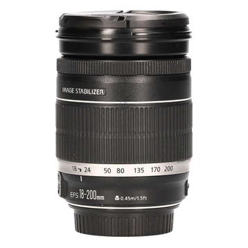 Canon EF-S 18-200mm f/3.5-5.6 IS met garantie, Ophalen of Verzenden, Gebruikt