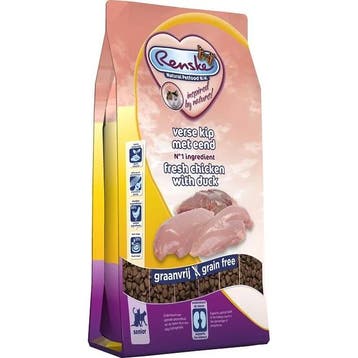 Renske Super Premium Kat Senior - Verse kip met eend 6kg, Dieren en Toebehoren, Verzenden, Kat