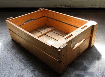 Houten Decoratie Krat – B60 x D40 x H20 cm, Gebruikt