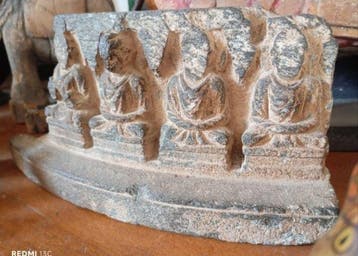 Gandhara Steen sculptuur - 25 cm
