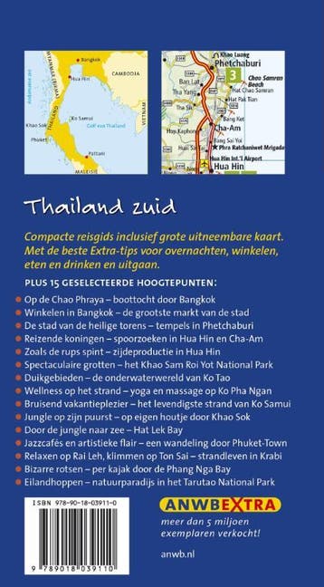 Thailand Zuid / ANWB Extra 9789018039110 Andrea Markand, Verzenden, Gelezen, Andrea Markand