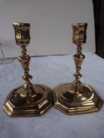 Franco-Flemish - Kaarsenhouder - Messing - Stel kandelaars