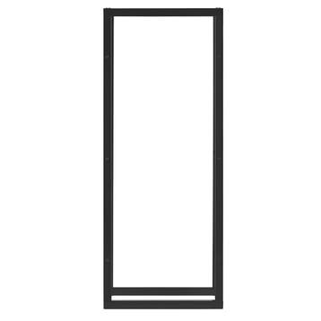 Stalen brandhout rek houtopslag 50x150x25 cm zwart, Verzenden