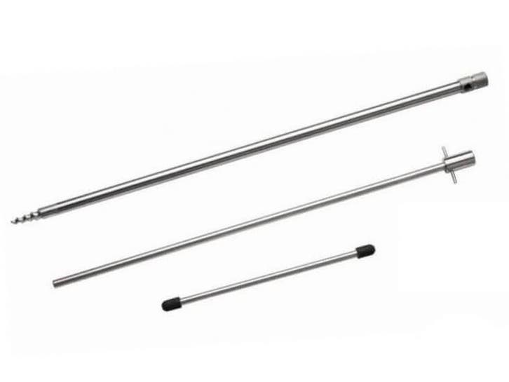 RVS Drill Bankstick 50-90 cm - Karper XL, Watersport en Boten, Hengelsport | Karpervissen, Overige typen, Nieuw, Verzenden