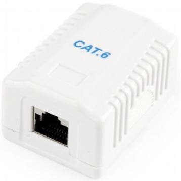 RJ45 wandcontactdoos | FTP (RJ45, Cat6, Horizontaal, Opbouw), Verzenden, Nieuw