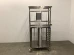 Mobiel Onderstel voor Combisteamer – Verrijdbaar RVS Frame, Ophalen of Verzenden, Gebruikt, RVS Meubilair
