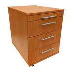 Ladeblok, 590x580x430 mm, hout, metalen lades, gebruikt -, Ophalen of Verzenden, Gebruikt, Overige typen