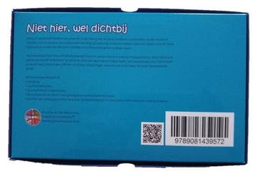 9789081439572 Niet hier, wel dichtbij | Tweedehands, Verzenden, Zo goed als nieuw, Larissa van der Molen