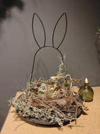 Dienblad bunny met natuurlijke materialen stel zelf je, Ophalen of Verzenden, Nieuw