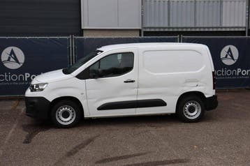 Veiling: Bestelwagen Citroën Berlingo Diesel 76pk 2021, Gebruikt, Citroën, Wit, BTW verrekenbaar