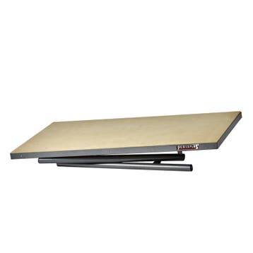 Inklapbare werkbank 120 cm met houten werkblad - grijs, Doe-het-zelf en Verbouw, Werkbanken, Ophalen of Verzenden, Nieuw