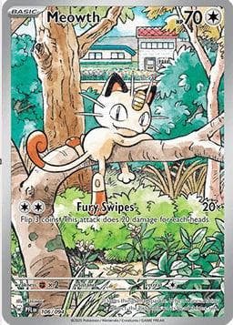Pokémon TCG - Meowth - Phantasmal Flames- 106/094, Hobby en Vrije tijd, Verzenden, Zo goed als nieuw