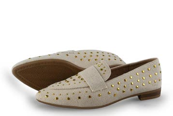 DSTRCT Instappers in maat 38 Beige, Kleding | Dames, Schoenen, Verzenden, DSTRCT, Zo goed als nieuw, Instappers