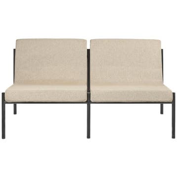 Serax 2-zitsbank Curve Zand Steen - Nieuw in verpakking -, Huis en Inrichting, 125 tot 150 cm, Klassiek, Ophalen of Verzenden