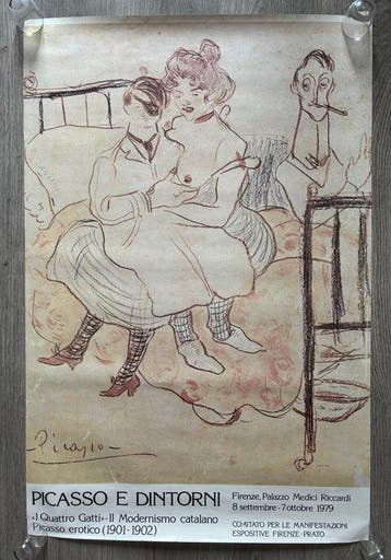 Pablo Picasso - Picasso e dintorni – Manifesto originale