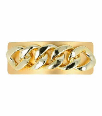 Haarspeld Patentspeld 9cm - Recht – Ketting Vorm – Goud, Nieuw