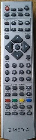 Afstandsbediening Qmedia QTL216D11-BDTP, Ophalen of Verzenden, Nieuw, Origineel