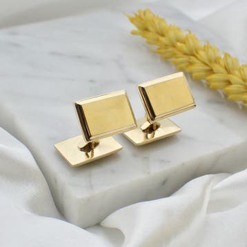 Gouden manchetknopen, Sieraden, Tassen en Uiterlijk, Manchetknopen, Ophalen of Verzenden, Gebruikt, Goud
