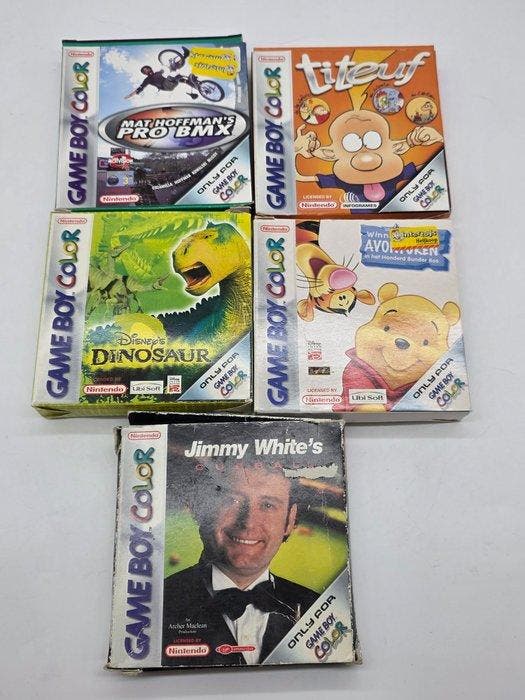 Nintendo - Gameboy Advance - Nintendo - GBC - Lot of 5, Spelcomputers en Games, Spelcomputers | Overige Accessoires