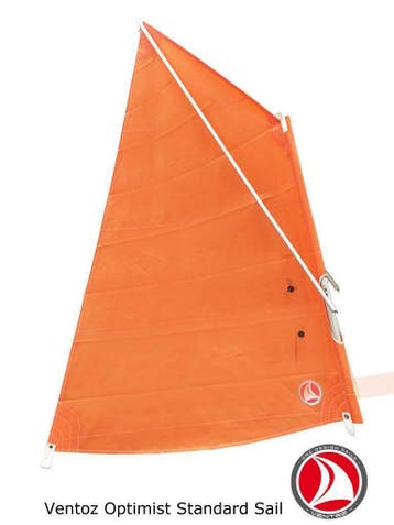 Ventoz Optimist (Opti) Standaard Zeil - Oranje, nieuw!, Watersport en Boten, Zeilen en Zeiltoebehoren, Minder dan 3 meter, Verzenden