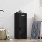 vidaXL Dressoir met lade Zwart Eiken 30 x 42,5 x 93 cm, Verzenden, Nieuw, Overige houtsoorten, Minder dan 50 cm