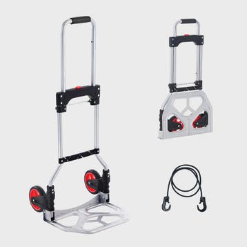 Opvouwbare Handkar met Telescoopsteel - 80kg Draagvermogen -, Verzenden, Nieuw