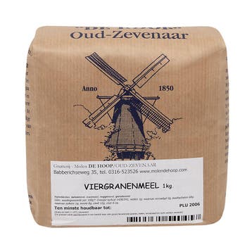 Molen de Hoop Viergranenmeel 1kg, Verzenden, Nieuw