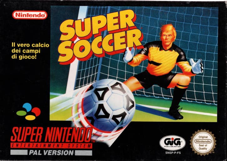 SNES Super Soccer (In doos), Spelcomputers en Games, Spelcomputers | Nintendo Super NES, Zo goed als nieuw, Verzenden