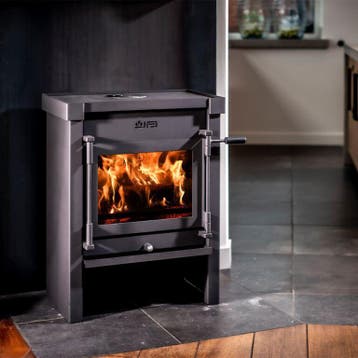 JACOBUS HOUTKACHELS 6, 9 en 12 kW, Nieuw, Hout, Vrijstaand, Houtkachel