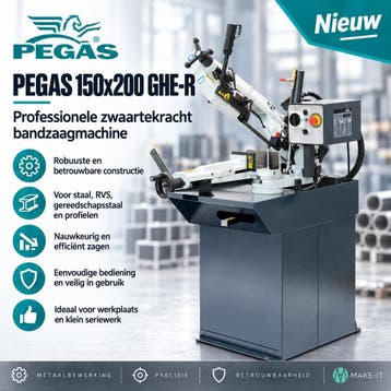 Bandzaag Pegas-Gonda 150x200mm, Ophalen of Verzenden
