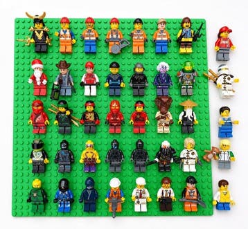 Lego - Minifigures - 40x o.a. Ninjago & City, Nieuw