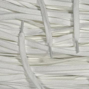 Katoenen veters - Natuurwit • 120  cm x 8 mm, Ophalen of Verzenden, Nieuw