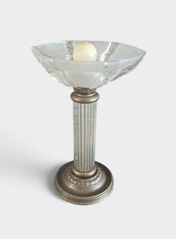 Lamp - Messing - lamp art-deco Petitot