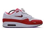CLEARANCE SALE • Nike Air Max 1 By You Varsity Red Jewel •, Kleding | Dames, Nike, Ophalen of Verzenden, Nieuw, Sneakers of Gympen