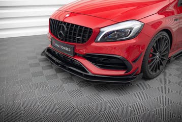 Maxton Front Flaps Mercedes-Benz A 45 AMG W176 Facelift, Verzenden