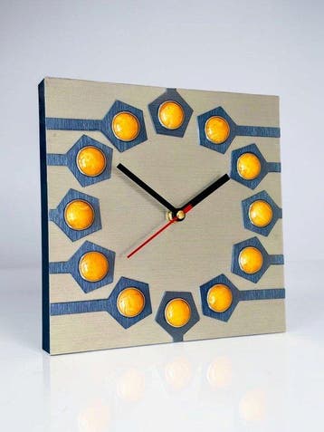 Wandklok - Juwelier Hörl Prototype - Mid-century modern