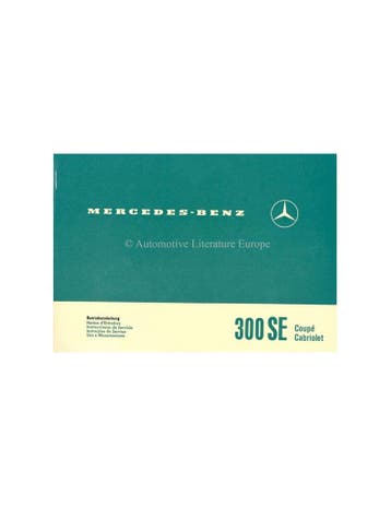 1966 MERCEDES BENZ 300 SE COUPE / CABRIOLET