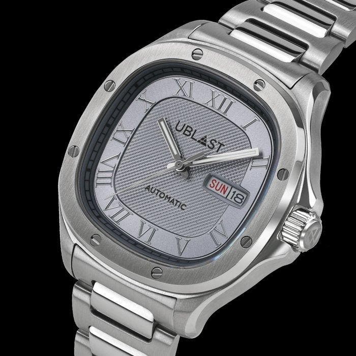 Ublast - Quadrangular - Sapphire Glass - Zonder minimumprijs, Sieraden, Tassen en Uiterlijk, Horloges | Heren