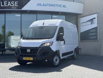 Fiat Ducato 30 2.2 MultiJet L2H2*NAVI*CAM*CRUISE*A/C*HAAK*3P, Stof, Gebruikt, Wit, Onderhoudsboekje