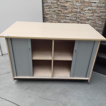 PFD Interior extra diepe houten kast met roldeur - 80x140x80, Ophalen of Verzenden, Nieuw