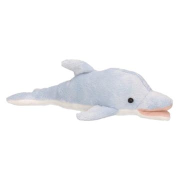 Pluche dolfijn knuffel - blauwgrijs - 26 cm - speelgoed, Verzenden, Nieuw