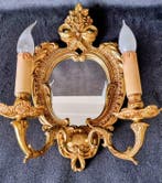 Wandkandelaar - Messing - Zwaar exemplaar, Antiek en Kunst, Curiosa en Brocante