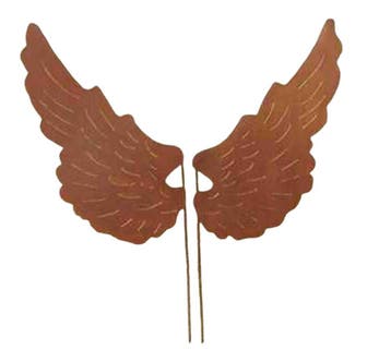 Metalen Engelenvleugels op Stang – 40x20x50 cm, Verzenden, Nieuw