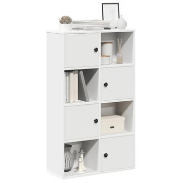 vidaXL Boekenkast 60x24x101,5 cm bewerkt hout wit, Verzenden, Nieuw, Overige houtsoorten