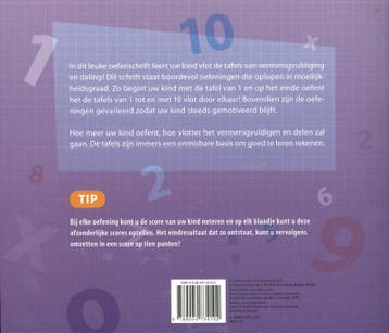 Mijn oefenschrift de tafels van vermenigvuldiging en deling, Verzenden, Zo goed als nieuw, Emy Geyskens