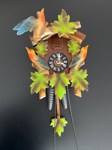 Wandklok - Hout - 1970-1980 - pendelkoekoeksklok