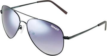 Sinner Morin Piloten Unisex Zonnebril - Zwart (Zonnebrillen), Sieraden, Tassen en Uiterlijk, Verzenden, Nieuw