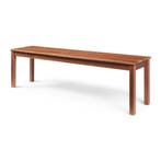 Eetkamerbank Trerunulu 160x35x45 cm walnootkleurig [en.casa], Huis en Inrichting, Banken | Sofa's en Chaises Longues, Verzenden